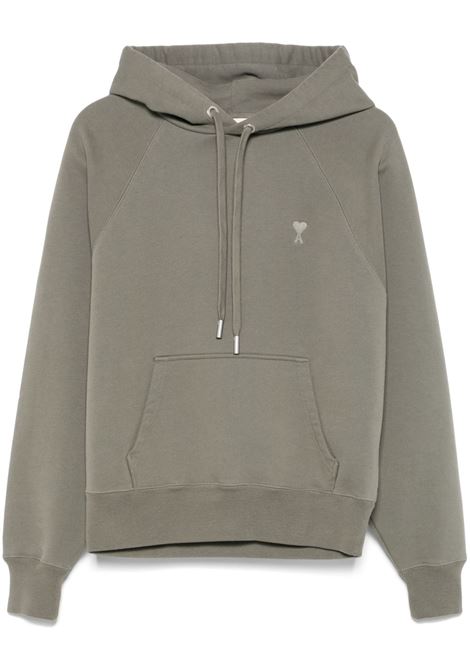adc hooded sweatshirt unisex smoke grey AMI PARIS | USW274.7470953